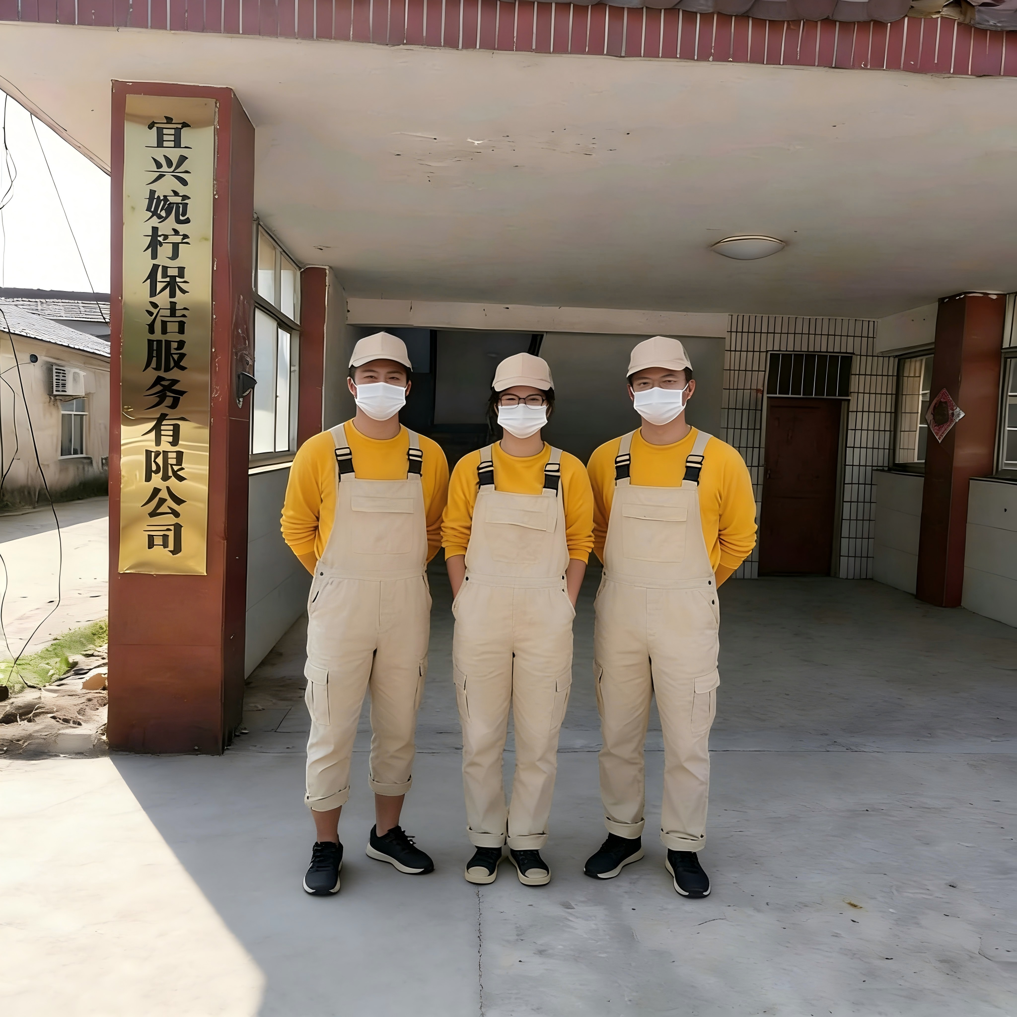 宜兴婉柠保洁专业作业现场